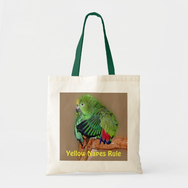 Sac fourre-tout jaune à règle de Naped Amazone (Devant)