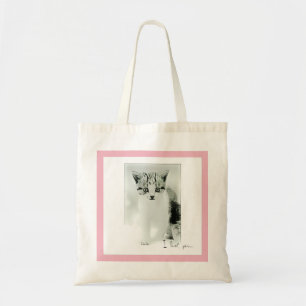 Sac fourre-tout Je t'aime chaton