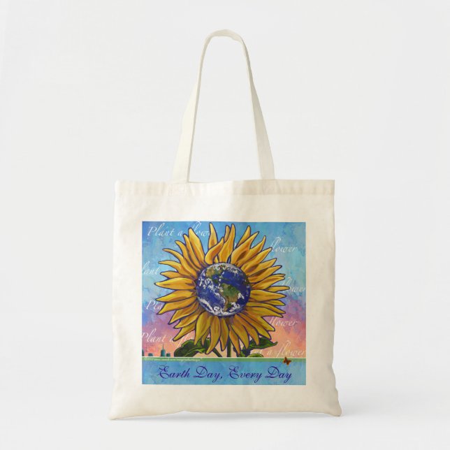 Sac fourre-tout Jour des terres tournesol (Devant)