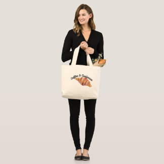 Sac fourre-tout Jumbo avec motif croissant 