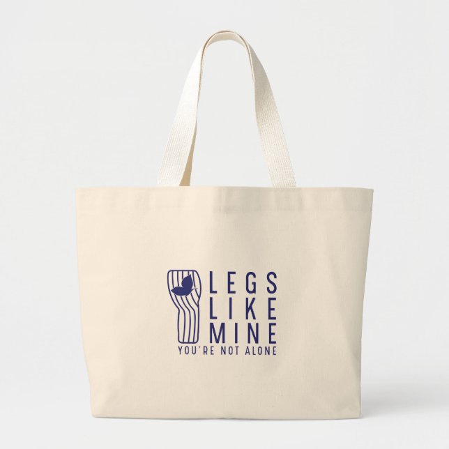 Sac fourre-tout Jumbo LegsLikeMine (Devant)