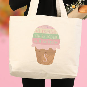 Sac fourre-tout Jumbo Monogramme à la crème glacée