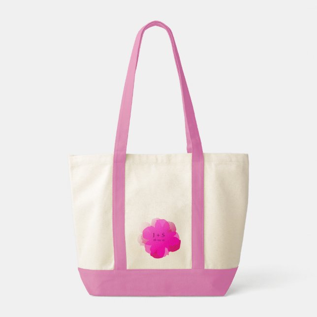 Sac Fourre-tout Jumbo Popflower Rose (Dos)