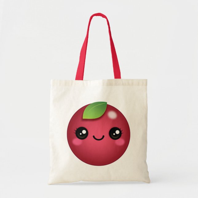 Sac fourre-tout Kawaii Cranberry (Devant)