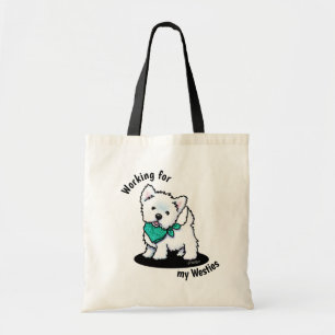 Sac fourre-tout KiniArt Cutieface Westie