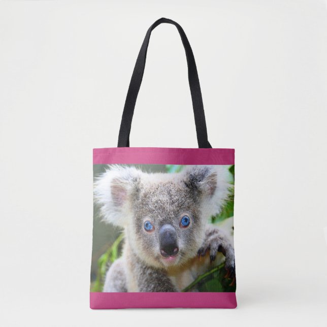 Sac fourre-tout Koala aux yeux bleus (Devant)