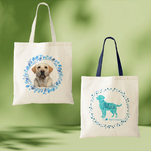 Sac fourre-tout labrador retriever bleu pastel per