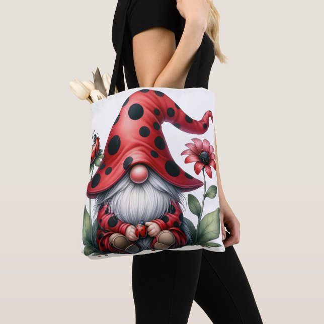 Sac fourre-tout Lady Bug Gnome (De près)