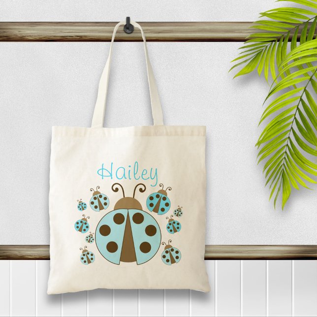 Sac fourre-tout Ladybug bleu (Créateur téléchargé)