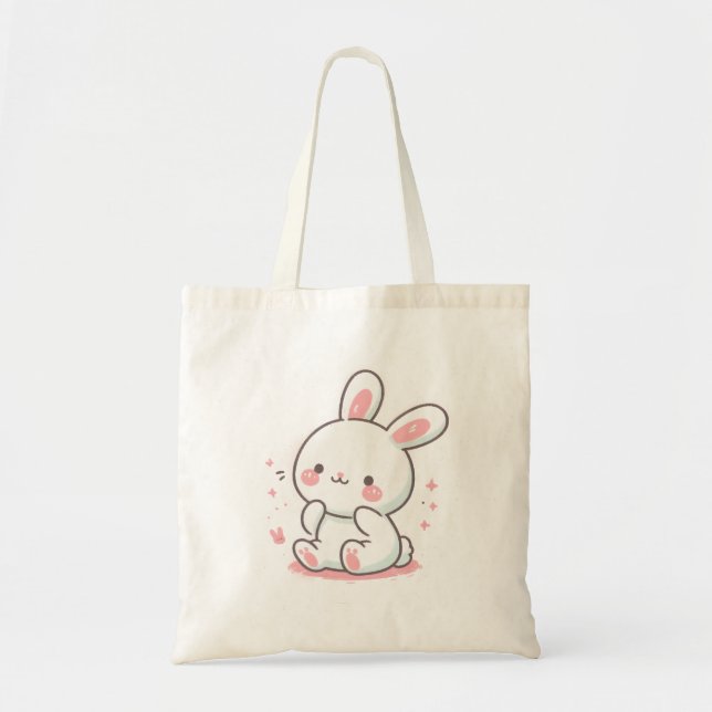 Sac fourre-tout lapin adorable (Devant)