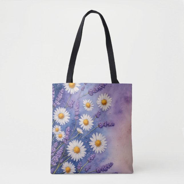 Sac fourre-tout Lavande et Daisy Bliss (Devant)