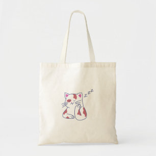 Sac fourre-tout Lazy Cat Club   Sac chat d'esthéti