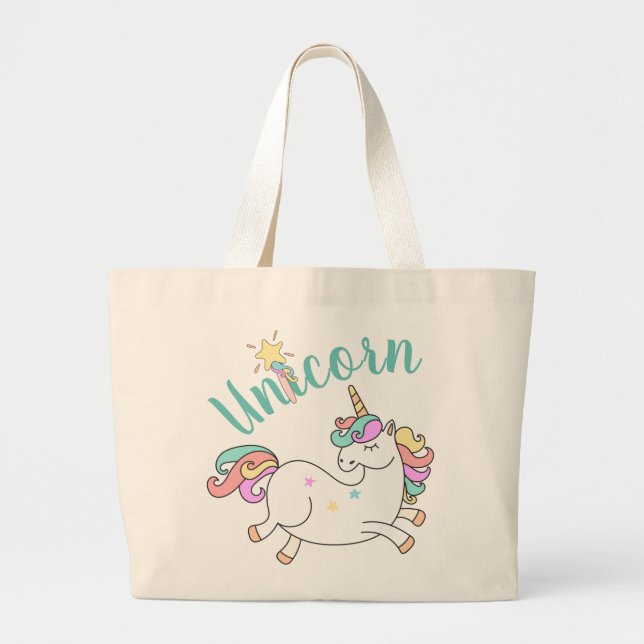 Sac fourre-tout Licorne (Devant)