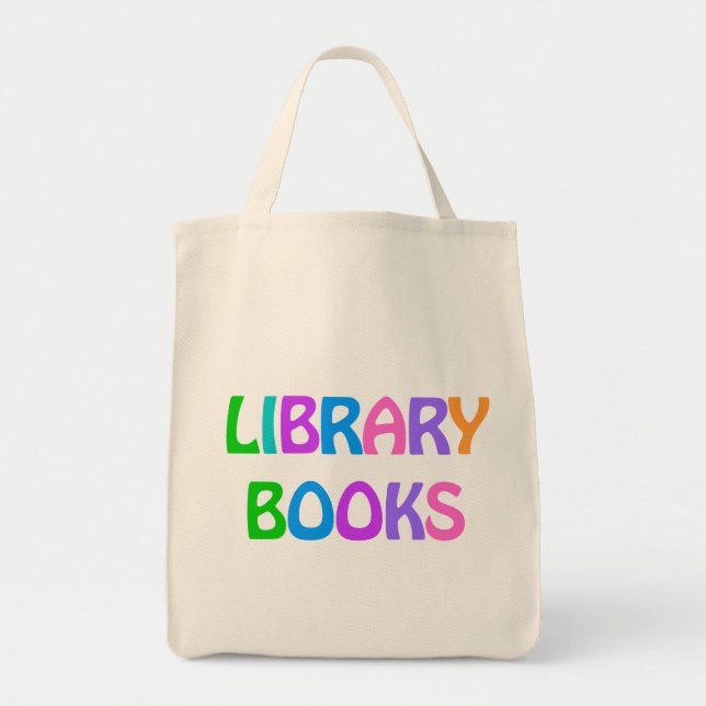 SAC FOURRE-TOUT LIVRES DE BIBLIOTHÈQUE (Devant)