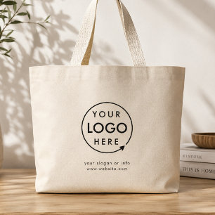 Sac fourre-tout Logo Sacs de courses à marque co