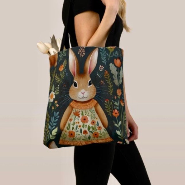 Sac fourre-tout magique Bunny Springtime (Créateur téléchargé)