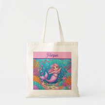 Sac fourre-tout magique de sirène