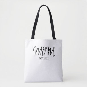 Sac fourre-tout Maman écriture noire établie