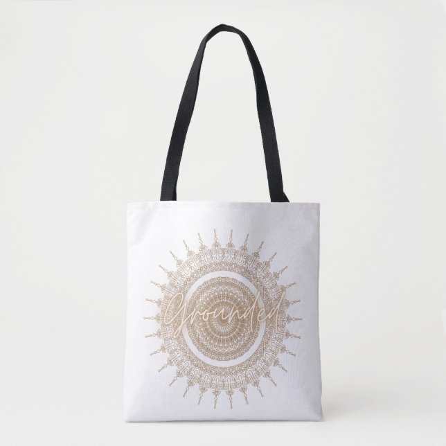 Sac fourre-tout Mandala au sol (Devant)