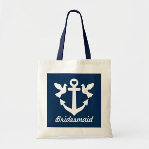 Sac fourre-tout mariage d'ancre nautique avec colo