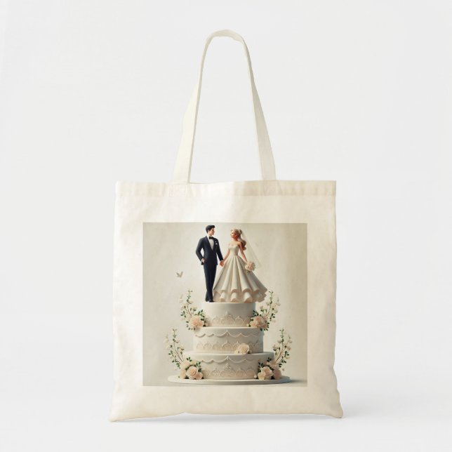 sac fourre-tout mariage romantique (Devant)