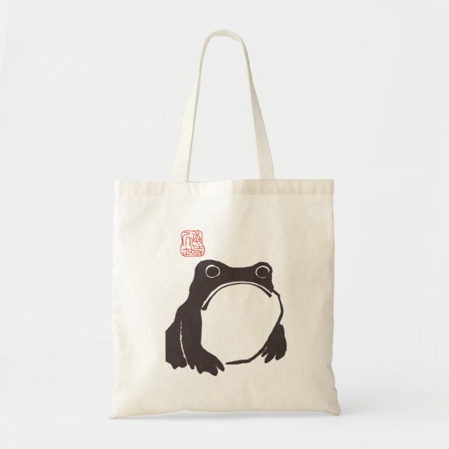 Sac fourre-tout Matsumoto Hoji grenouille Art japo (Devant)