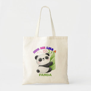 🐼 Sac fourre-tout - Me serrer dans un bras comme