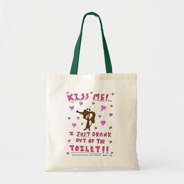 Sac fourre-tout Midge 'KISS ME' (Devant)