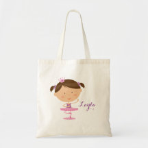 Sac fourre-tout mignon à fille de ballerine de