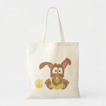 Sac fourre-tout mignon à Pâques de lapin !