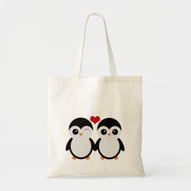 Sac fourre-tout mignon à pingouins (Devant)