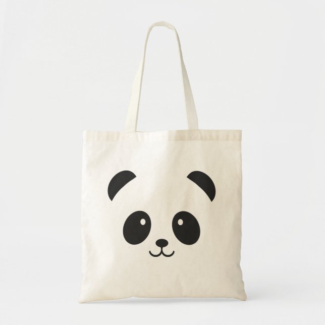Sac fourre-tout mignon et câlin à panda (Devant)
