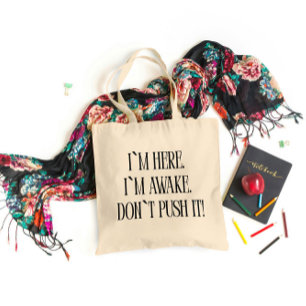Sac fourre-tout minimaliste amusant