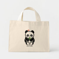 Sac fourre-tout minuscule Love Panda®