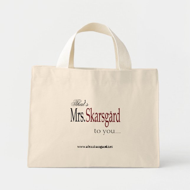 Sac fourre-tout "Mme Skarsgard" (Devant)