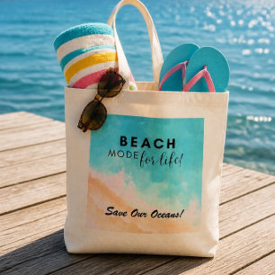 Sac fourre-tout Mode plage pour la vie Sauvez no