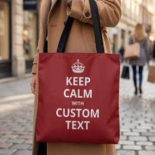 Sac fourre-tout modèle de citation personnalisée K