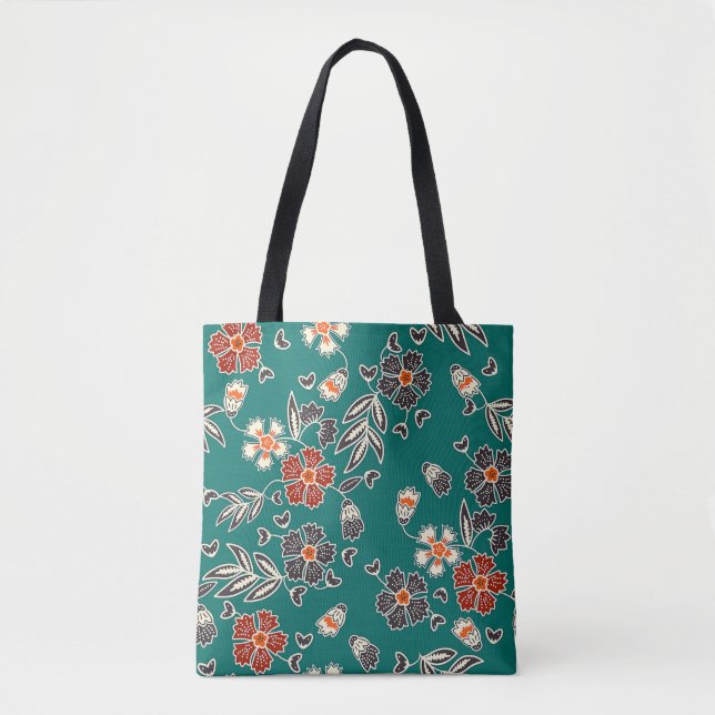 Sac fourre-tout modelé par batik (Devant)