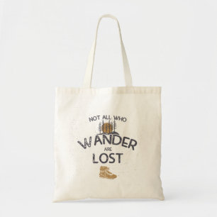 Sac fourre-tout moderne rétro mignon wanderlust