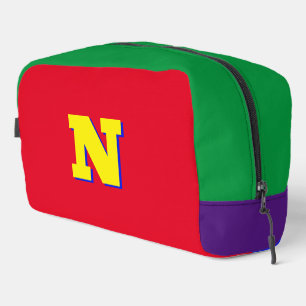 Sac fourre-tout monogrammé aux grandes couleurs