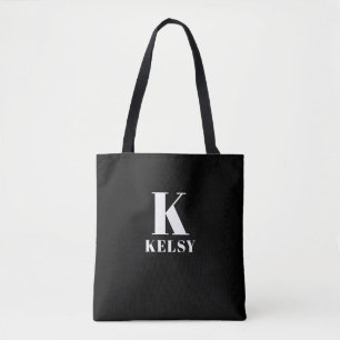 Sac fourre-tout monogrammé et personnalisé