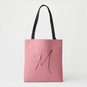 Sac fourre-tout monogramme minimal