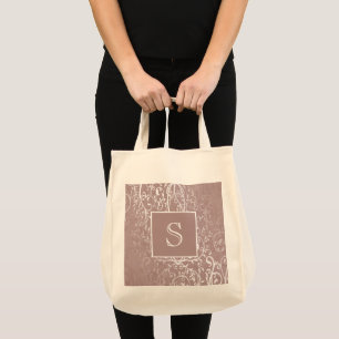 Sac fourre-tout Monogramme rose Élégant