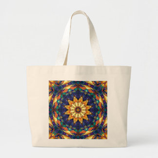 sac fourre-tout motif à fleurs jaunes