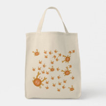 sac fourre-tout motif de crabe