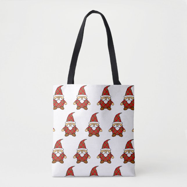 Sac fourre-tout Motif de Cute Carton Gnome (Devant)