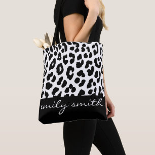 Sac fourre-tout Motif Leopard personnalisé