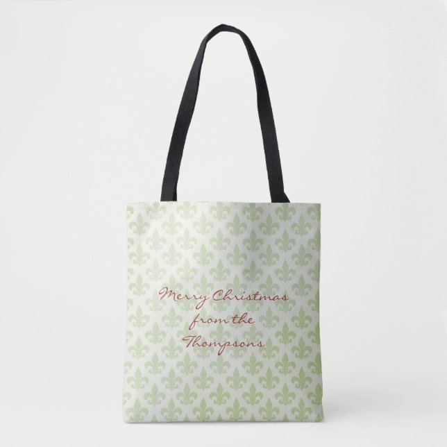 Sac fourre-tout Motif modifiable Fleur de Lis (Devant)