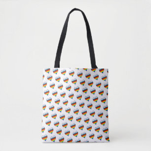 Sac fourre-tout Motif Rainbow Heart