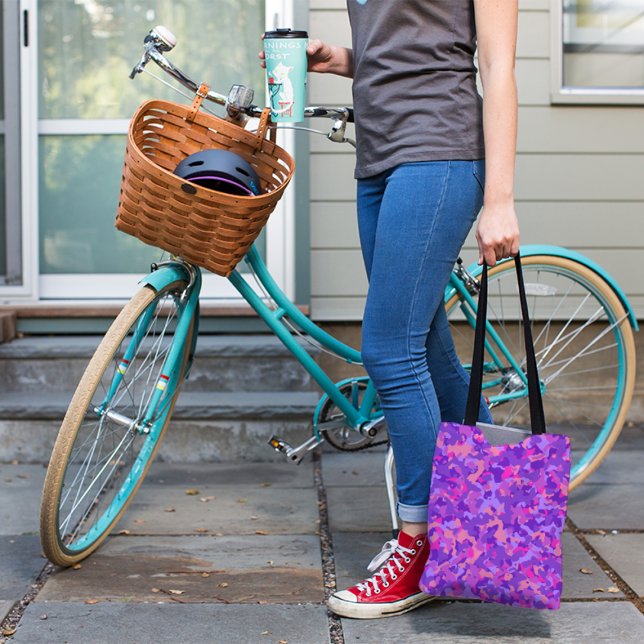 sac fourre-tout motif violet (Créateur téléchargé)